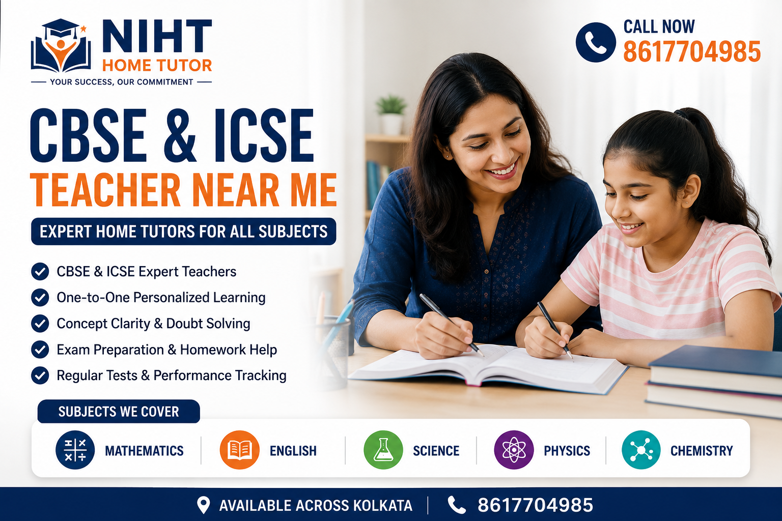 cbse,icse Tutor Near Me in Kolkata