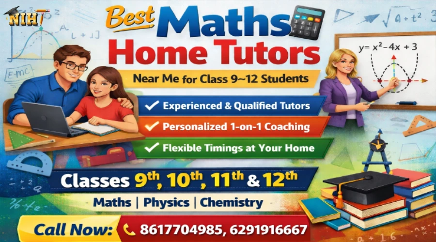 Best Maths Home Tutors Class 9–12