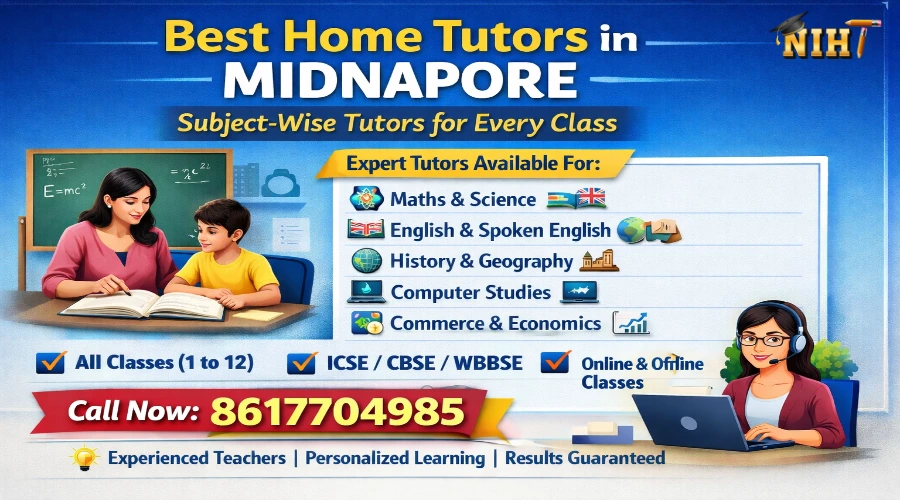 Home Tutors in Midnapore Subject-Wise