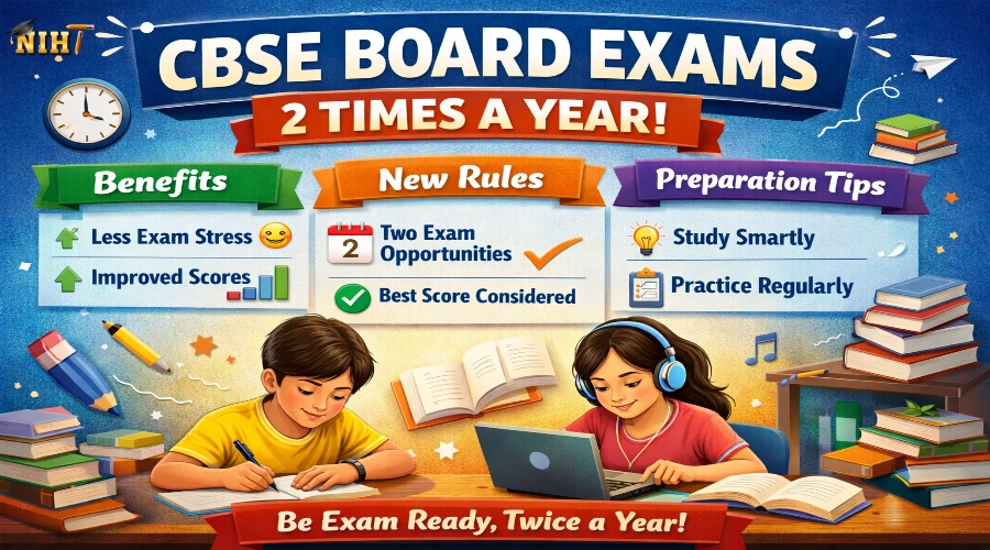 CBSE Board Exams 2 Times