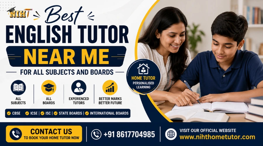 Female English Home Tutor near me